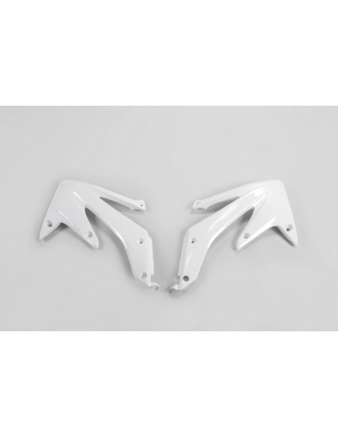 Ouïes de radiateur UFO blanc Honda CRF450R