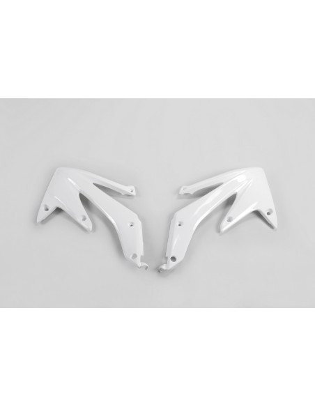 Ouïes de radiateur UFO blanc Honda CRF450R