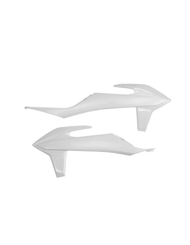 Ouïes de radiateur UFO blanc KTM SX/SX-F