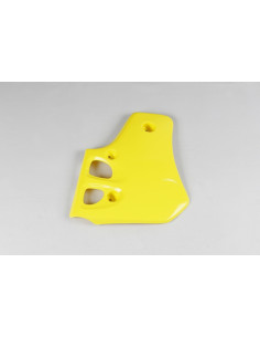 Ouïes de radiateur UFO jaune Suzuki RM80 2