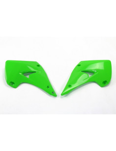 Ouïes de radiateur UFO vert Kawasaki KX125/250 2