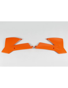 Ouïes de radiateur UFO orange KTM SX65 2