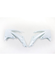Ouïes de radiateur UFO blanc Honda CRF250R/450R 2