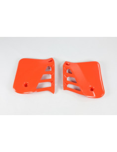 Ouïes de radiateur UFO orange Honda CR250R
