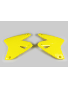 Ouïes de radiateur UFO jaune Suzuki DR-Z400E 2