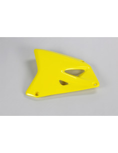 Ouïes de radiateur UFO jaune Suzuki RM85 2
