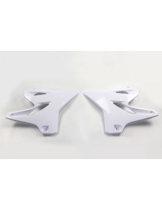 Ouïes de radiateur UFO blanc Yamaha YZ125/250 2
