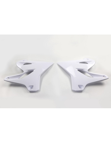 Ouïes de radiateur UFO blanc Yamaha YZ125/250