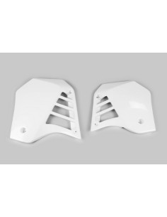 Ouïes de radiateur UFO blanc Yamaha YZ125 2