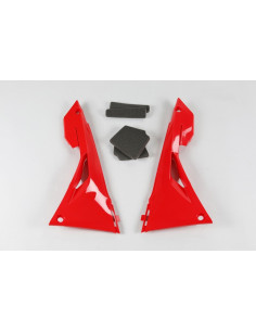 Caches boîte à air UFO rouge Honda CRF250R/450R/RX