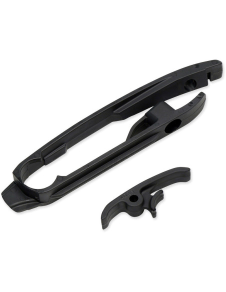 Kit patin de bras oscillant + patin de chaîne inférieur UFO noir KTM/Husqvarna