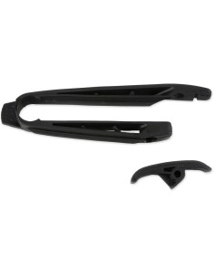 Kit patin de bras oscillant + patin de chaîne inférieur UFO noir KTM 2