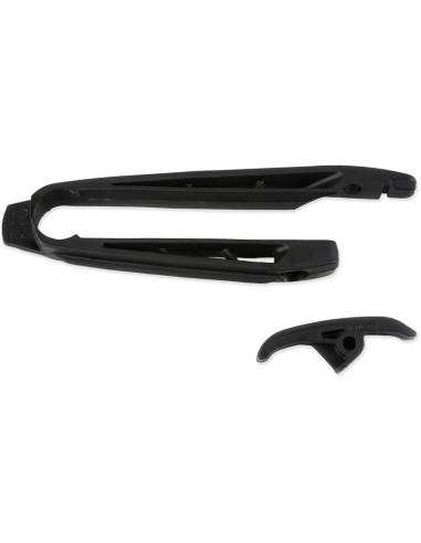 Kit patin de bras oscillant + patin de chaîne inférieur UFO noir KTM
