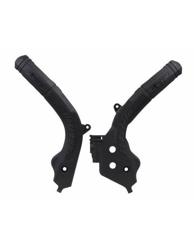 Protège cadre RACTECH bi-matières noir