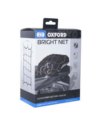 Filet réfléchissant OXFORD Cargo Net noir