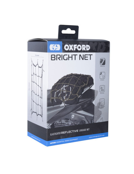 Filet réfléchissant OXFORD Cargo Net noir
