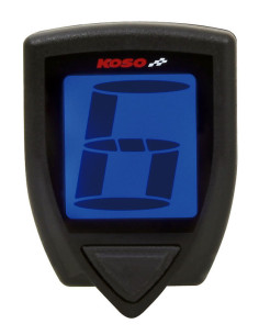 Indicateur de rapport engagé KOSO Super Slim Style universel noir