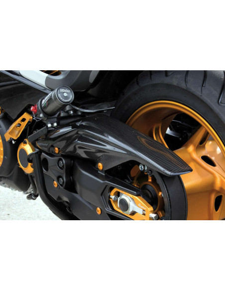 Carter de courroie LIGHTECH carbone brillant