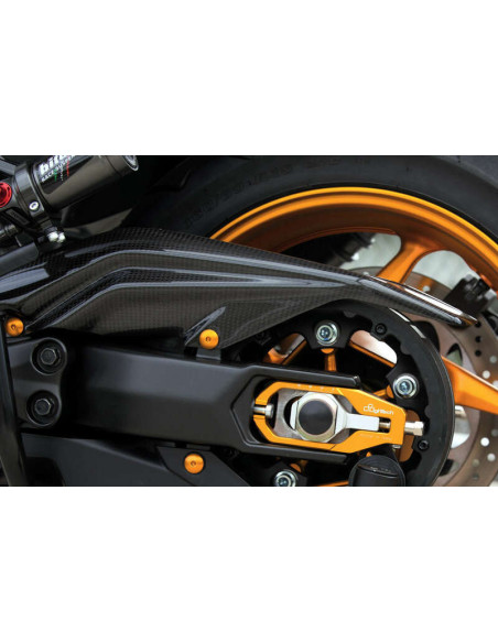 Carter de courroie LIGHTECH carbone brillant