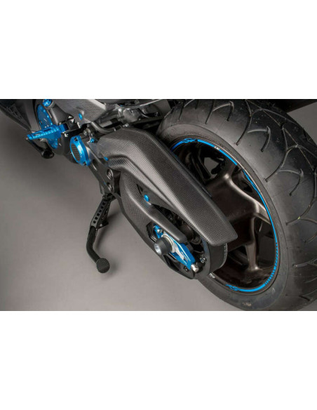 Carter de courroie LIGHTECH carbone mat