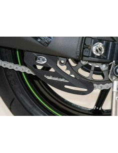 Protège couronne R&G RACING type dent de requin ABS noir 2