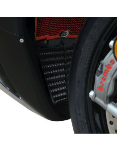 Protection de radiateur (huile) R&G RACING noir Honda CBR1000R-RR 2