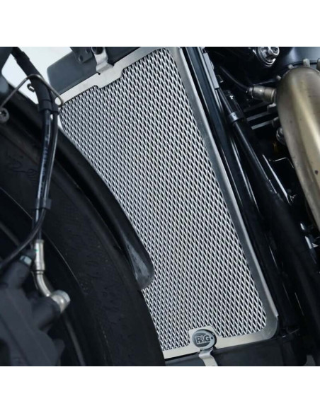 Protection de radiateur R&G Racing aluminium - Triumph Bonneville Bobber