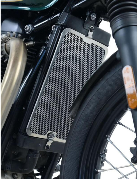 Protection de radiateur R&G Racing aluminium - Triumph Bonneville Bobber