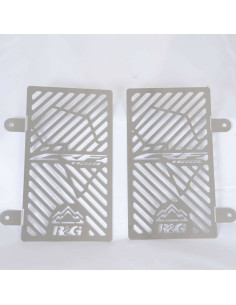 Protection de radiateur gravée R&G RACING inox Honda CRF 1100 2