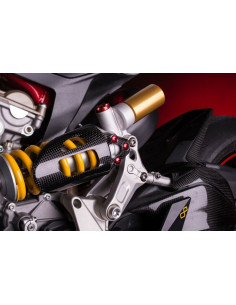 Protection amortisseur LIGHTECH carbone brillant