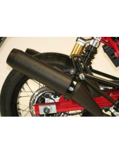 Protection de silencieux rond R&G RACING noir Ø100mm 2