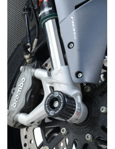 Protection de fourche R&G RACING noir MV Agusta Stradale 800