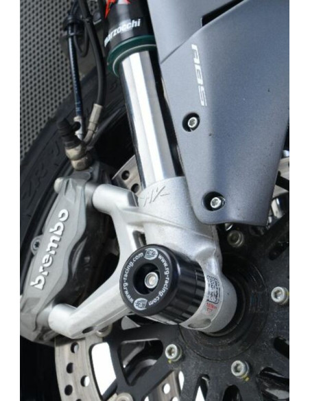 Protection de fourche R&G RACING noir MV Agusta Stradale 800