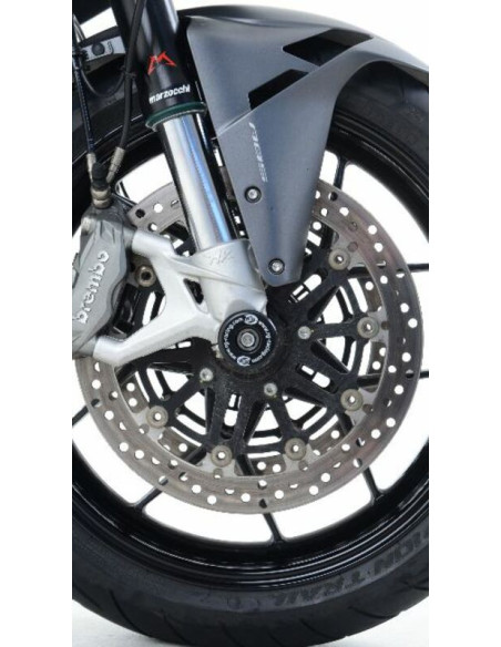 Protection de fourche R&G RACING noir MV Agusta Stradale 800