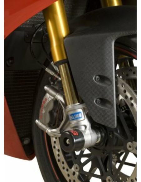 Protection de fourche R&G RACING noir Ducati
