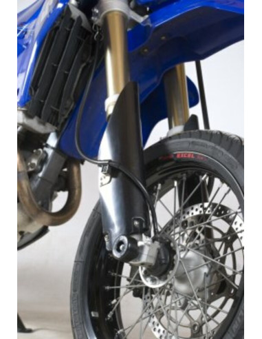 Protection de fourche R&G RACING noir Suzuki DR-Z400SM
