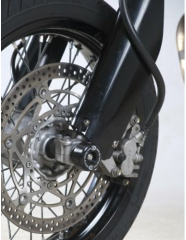 Protection de fourche R&G RACING noir Suzuki DR-Z400SM