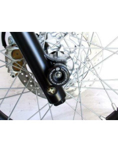 Protection de fourche R&G RACING noir Yamaha XT660R/X/Z Tenere 2