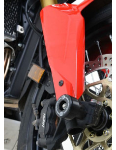Protection de fourche R&G RACING noir Honda CRF1000L Africa Twin 2