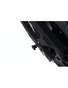 Pions de bras oscillant R&G RACING noir Kawasaki Ninja 400 2