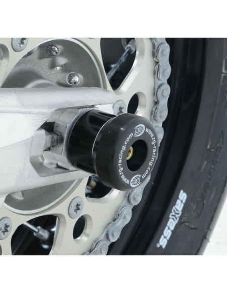 Protection de bras oscillant R&G RACING noir Moto Morini/Husqvarna