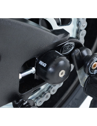 Protection de bras oscillant R&G RACING noir Suzuki GSX-S 1000 ABS/FA