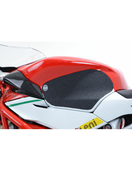 Kit grip de réservoir R&G RACING 2 pièces noir MV Agusta F4RR