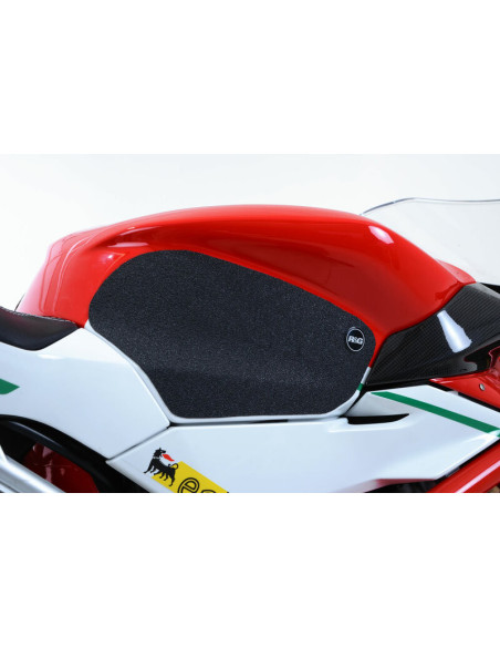Kit grip de réservoir R&G RACING 2 pièces noir MV Agusta F4RR