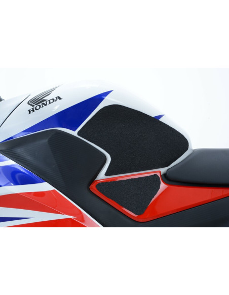 Kit grip de réservoir R&G RACING 4 pièces noir Honda CBR300R
