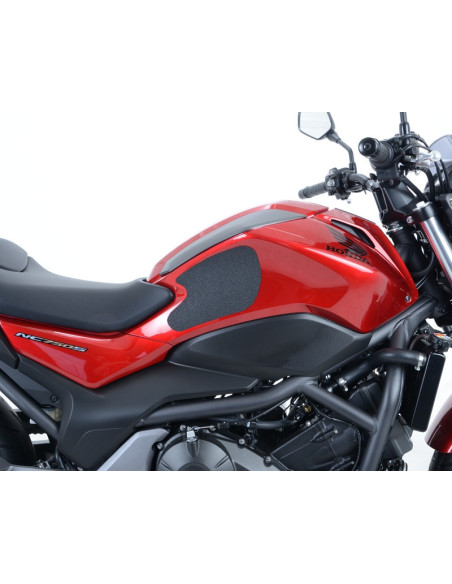 Kit grip de réservoir R&G RACING 2 pièces noir Honda NC700S/750S