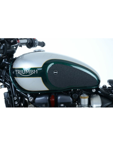 Kit grip de réservoir R&G RACING 2 pièces noir Triumph Bonneville Bobber