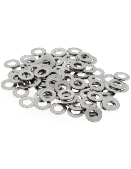 Rondelles alu BIHR 6x12x1mm 100 pièces