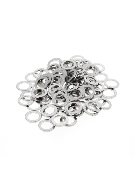 Rondelles alu BIHR 8x12x1mm 100 pièces