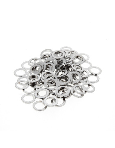 Rondelles alu BIHR 8x12x1mm 100 pièces